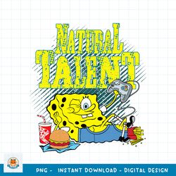 Spongebob SquarePants Natural Talent png, digital download