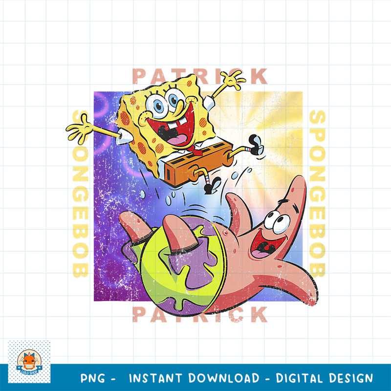 SpongeBob SquarePants Patrick And SpongeBob Box Up Tank Top .jpg