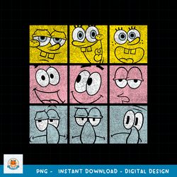 SpongeBob SquarePants Patrick Squidward Expressions Sweatshirt