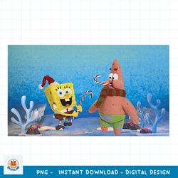 spongebob squarepants patrick star christmas buddies png, digital download