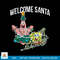 Spongebob Squarepants Patrick Star Welcome Santa Christmas png, digital download .jpg