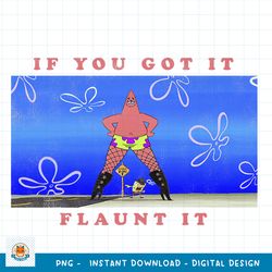 SpongeBob SquarePants Patrick Starfishnets png, digital download