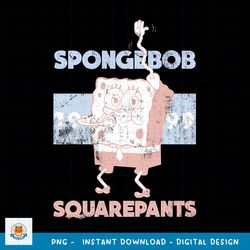 SpongeBob SquarePants Plug Nose Pose Vintage png, digital download