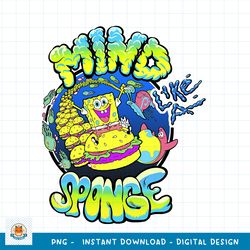 SpongeBob SquarePants Psychedelic Sponge png, digital download