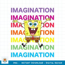 spongebob squarepants rainbow imagination