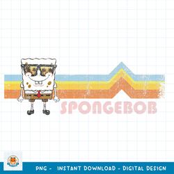 SpongeBob SquarePants Retro Sunglasses Stripes png, digital download