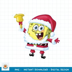 Spongebob Squarepants Santa Claus Sponge Christmas png, digital download