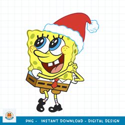 SpongeBob SquarePants Santa Hat Dreaming Of Christmas png, digital download