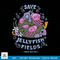 SpongeBob SquarePants Save Jellyfish Fields Bikini Bottom png, digital download