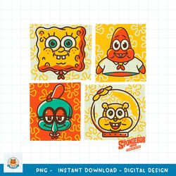 SpongeBob SquarePants Sponge On The Run Cute Box Up png, digital download