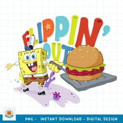 SpongeBob SquarePants Sponge On The Run Flippin_ Out png, digital download