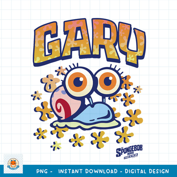 SpongeBob SquarePants Sponge On The Run Gary png, digital download .jpg