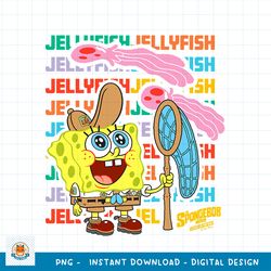 SpongeBob SquarePants Sponge On The Run Jellyfish Stack png, digital download
