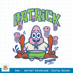 spongebob squarepants sponge on the run kid patrick png, digital download