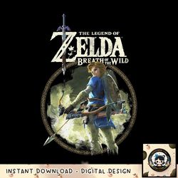 The Legend Of Zelda Breath Of The Wild Link Circle Portrait png, digital download, instant