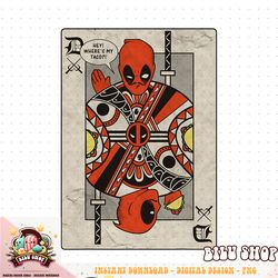 Marvel Deadpool Playing Card Taco Fight Graphic T-Shirt T-Shirt