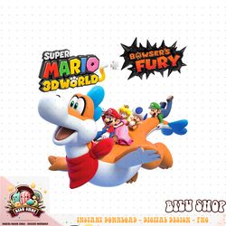 Super Mario 3D World Bowser s Fury Group Shot Fly Through png download