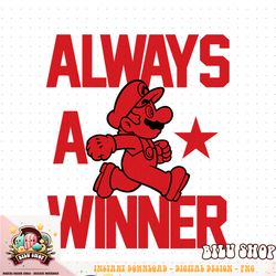 Super Mario Always A Winner Red Star Mario Running png download