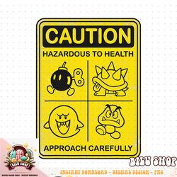 Super Mario Bad Guys Caution Sign png download