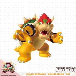 Super Mario Bowser 3D Poster Long Sleeve png download