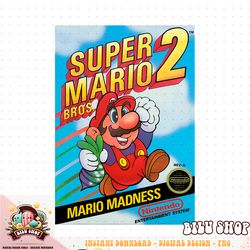 Super Mario Bros 2 Retro Box Art Graphic png download png download