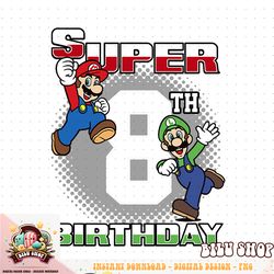 Super Mario Bros Mario _ Luigi Super 8th Birthday png download