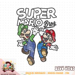 Super Mario Bros. Luigi And Mario High Five Portrait png download