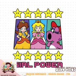Super Mario Daisy Peach Birdo Girl Power Poster png download