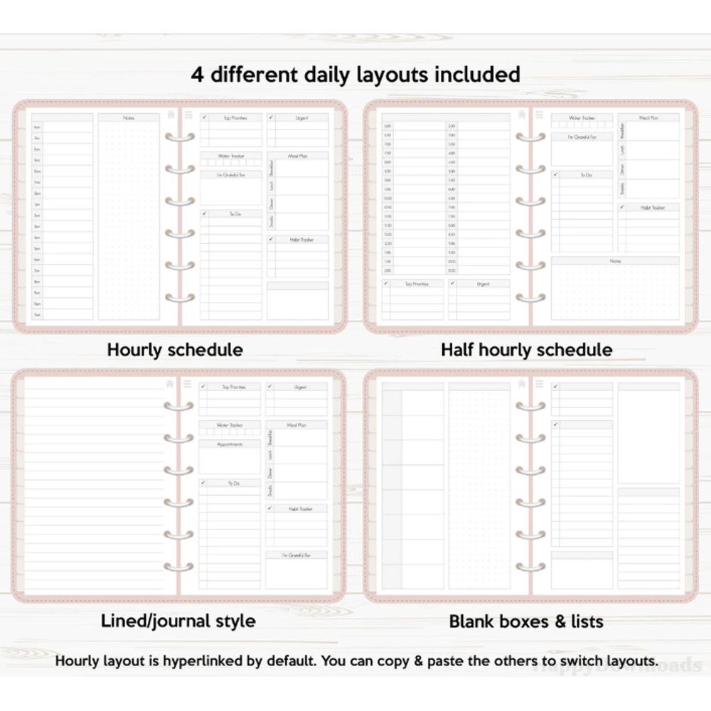 OneNote Planner 2025 2026 Undated Hyperlinked OneNote Digital Planner 2025 OneNote Templates Windo 1
