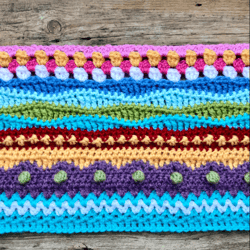 seaside stash busting blanket