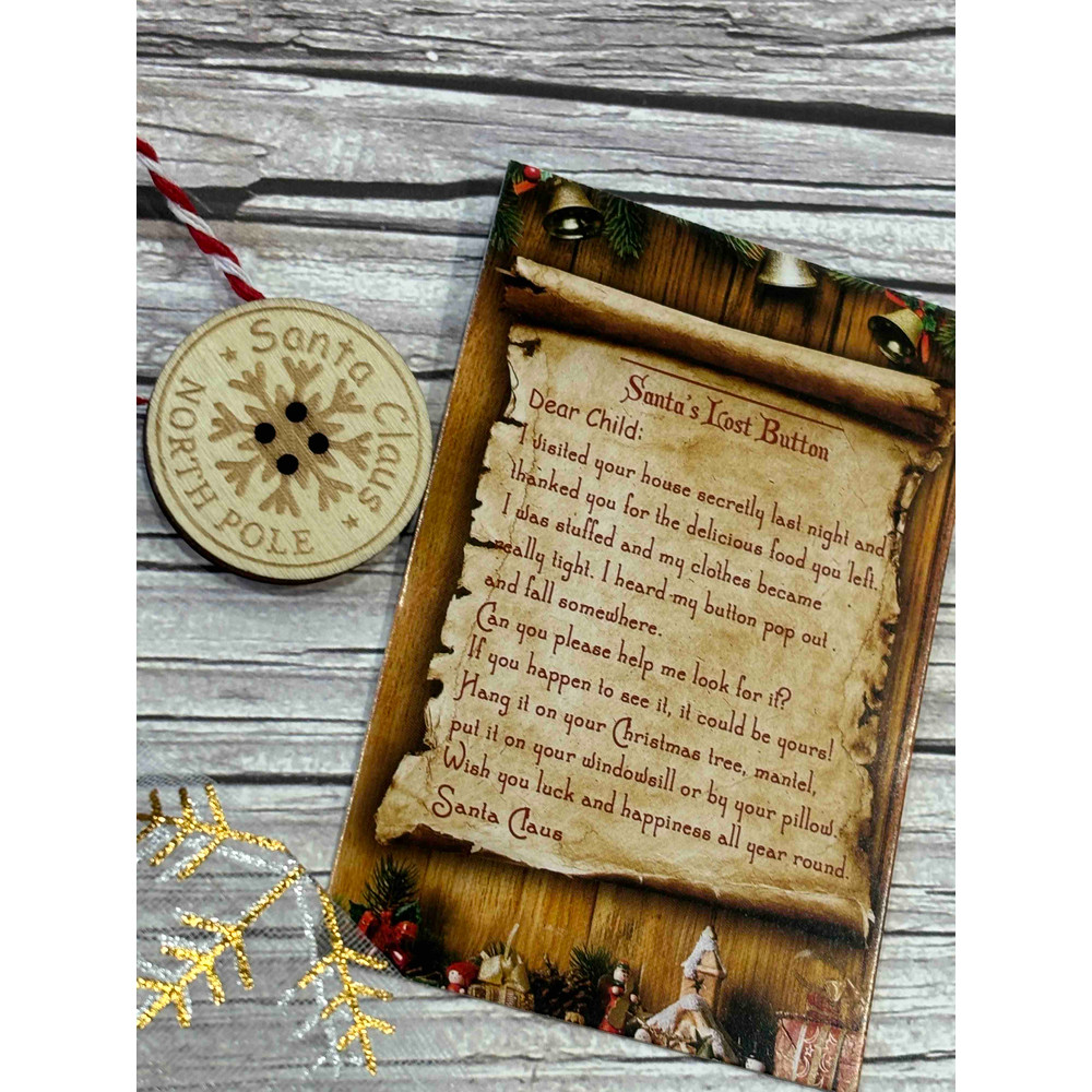 Santas Lost ButtonLetter From Santa 0