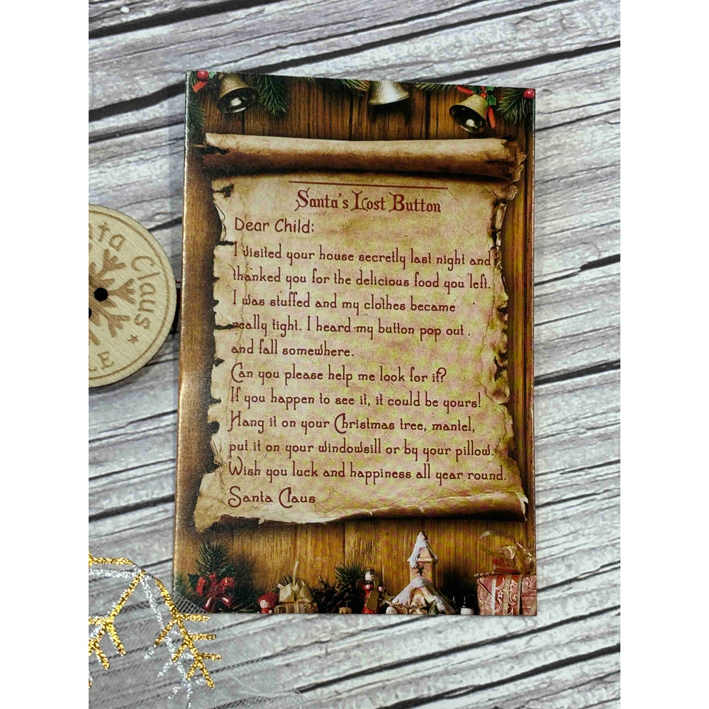 Santas Lost ButtonLetter From Santa 3