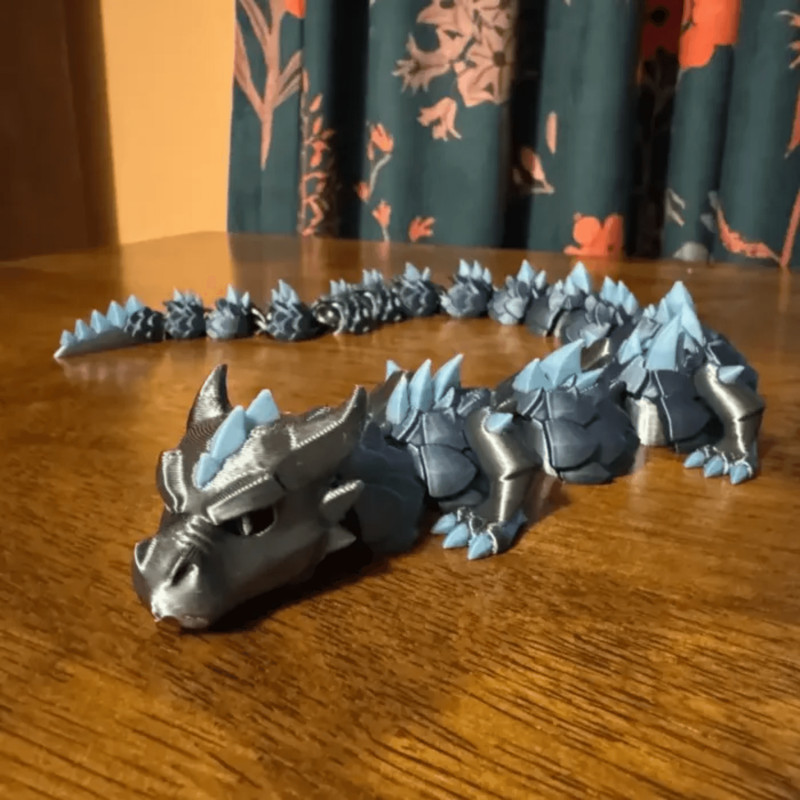 The Cryoshade Spined Wyrm STL File 1