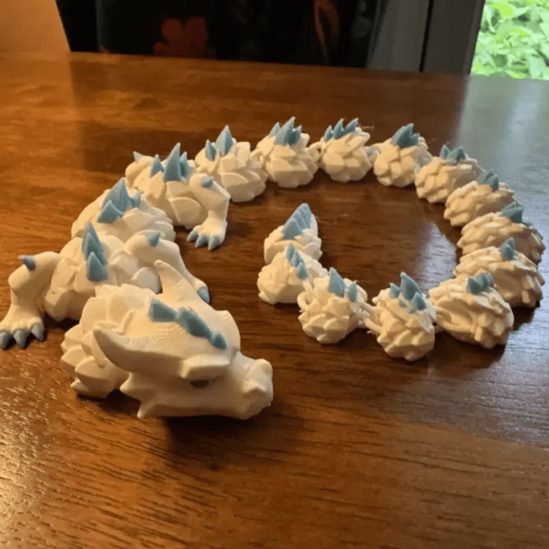 The Cryoshade Spined Wyrm STL File 2