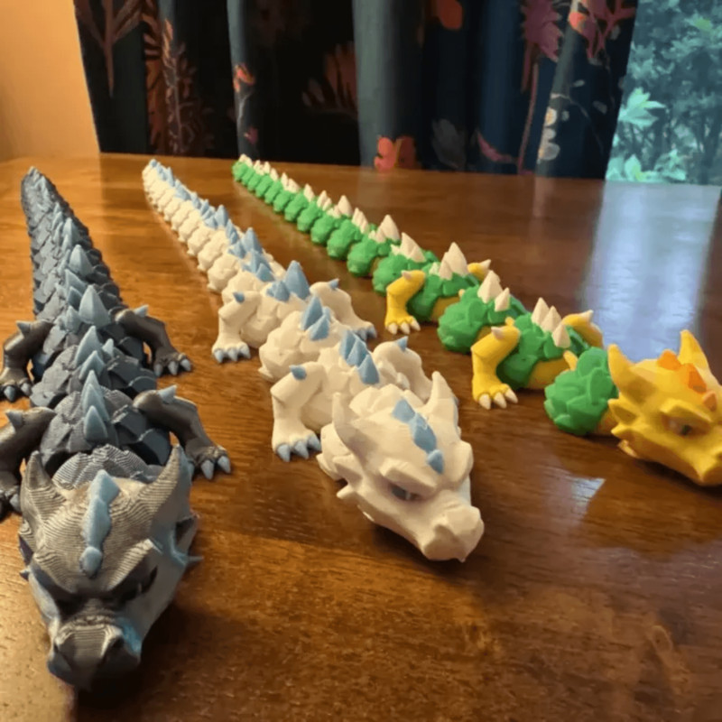 The Cryoshade Spined Wyrm STL File 3