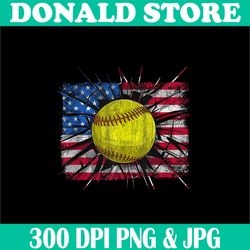 Baseball Png, American Flag Png, PNG High Quality, PNG, Digital Download