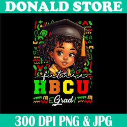 future hbcu grad png, black girl png, graduation hbcu png,digital file, png high quality, sublimation, instant download