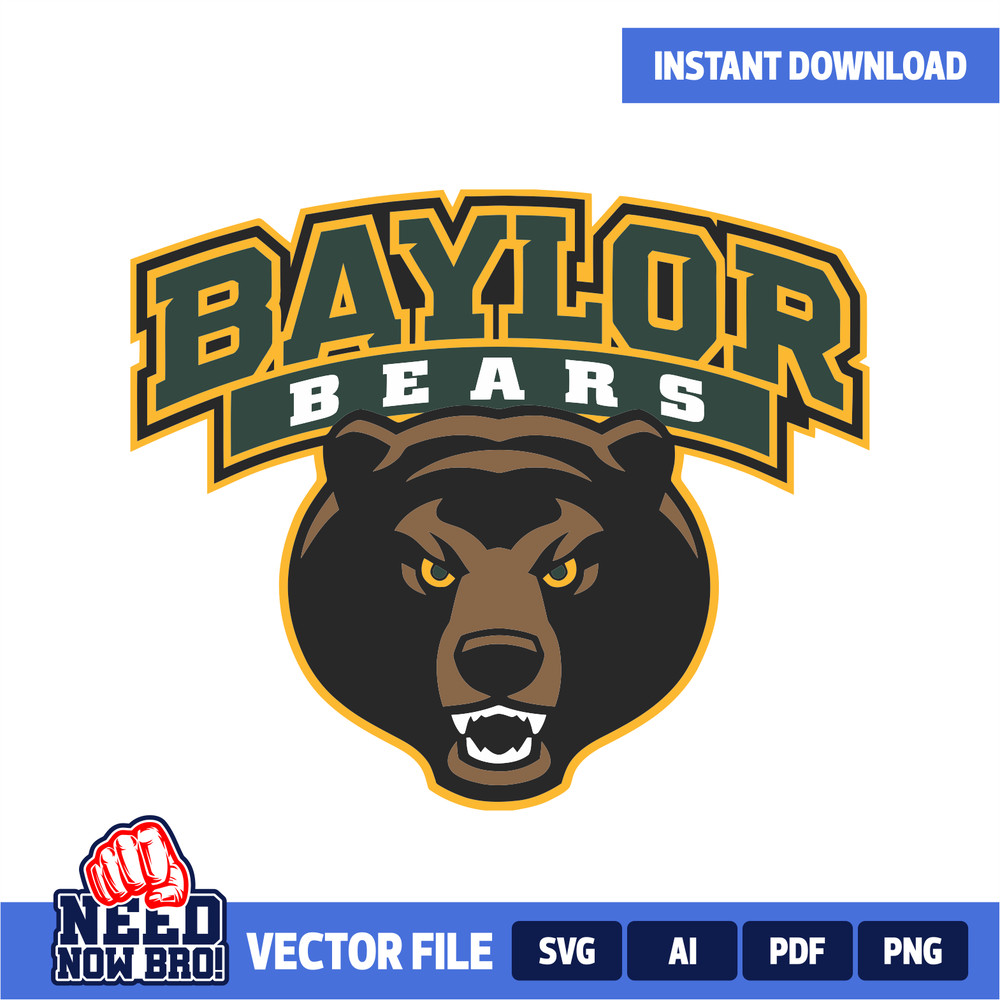 Baylor Bears Logo Baylor Bears Svg Baylor Bears Png Baylor Bears Clipart Baylor Bears Mascot 0