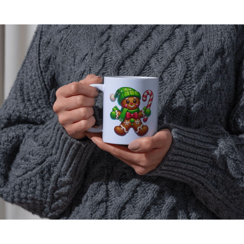 Gingerbread Man Clipart Bundle Christmas Cookie Clipart Holiday Graphics For Printable Festive Digi 2