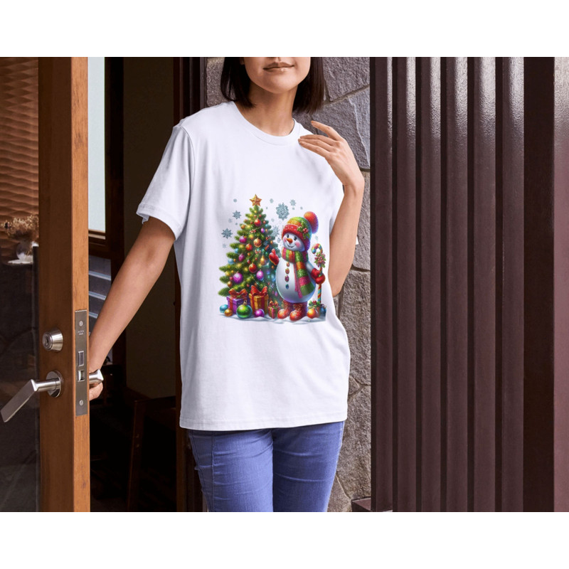 Christmas Snowman Clipart Cute Watercolor Snowman PNG Winter Sublimation Design Junk Journal Clipar 3