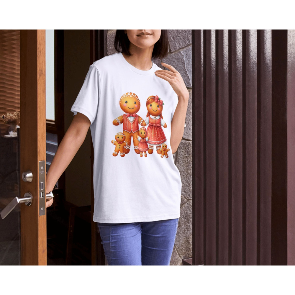 Gingerbread Man Clipart Bundle Christmas Cookie Holiday Printables Festive Graphics Digital Downloa 3