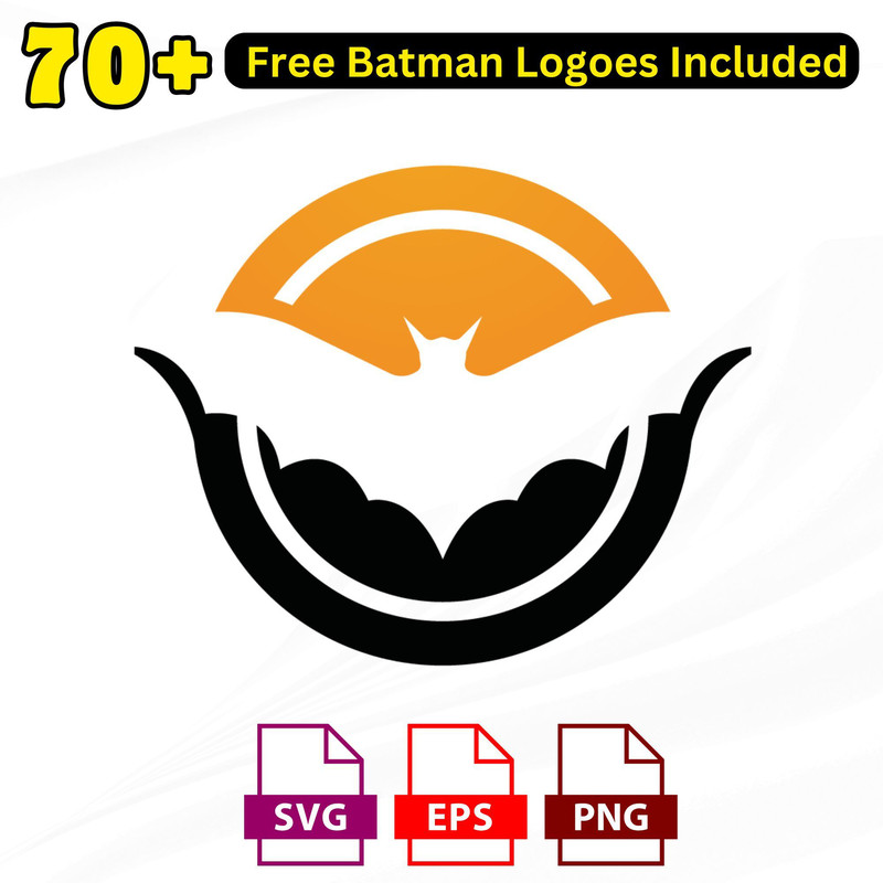Batman logo SVG Batman symbol SVG and superhero clipart for Cricut cut files and DIY craft project