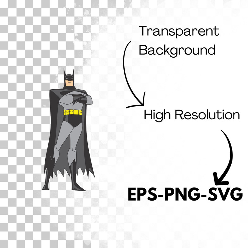 Superhero Batman Silhouette SVG Batman Symbol Clipart Cricut DIY Craft Files Batman Design