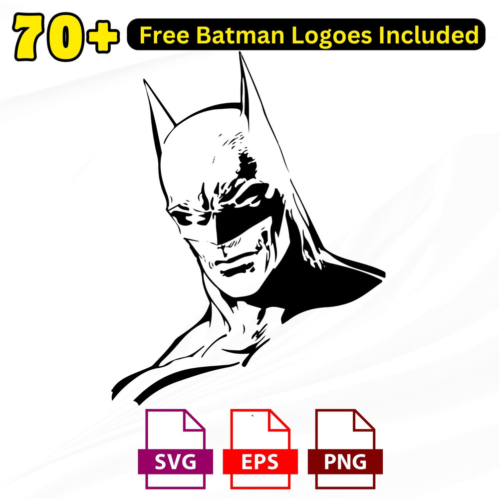 Batman logo and symbol SVG files for Cricut crafting DIY projects and superheroinspired designs w