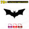 Unique Batman Logo SVG Bundle Superhero Silhouettes for Cricut Crafts DIY Projects