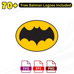 exclusive batman logo svg collection | unique superhero silhouette designs for cricut & diy crafts