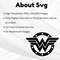 Wonder Woman SVG Files Justice League Hero Symbol Princess Diana Design for Cricut DIY Tshirt
