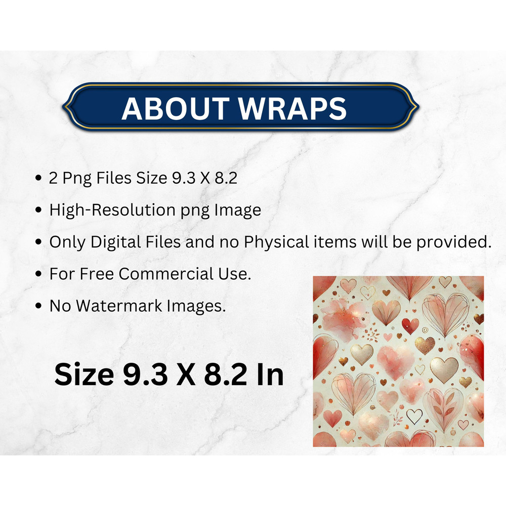 Valentines Day Tumbler Wrap 20oz Skinny Sublimation PNG Glitter Hearts Design Straight And Tapered 1