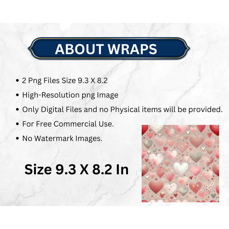 Valentines Day Tumbler Wrap 20oz Skinny Sublimation PNG Design Floral Glitter Hearts Straight And T 1