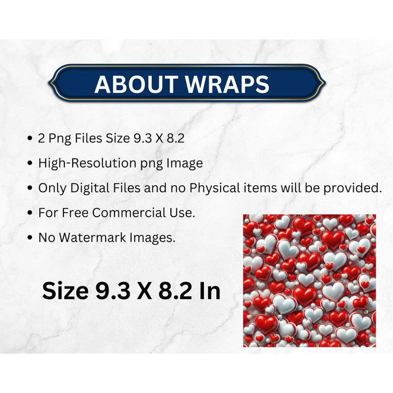 Valentines Day Tumbler Wrap 20oz Skinny Sublimation PNG Design Ombre Glitter Hearts Straight And Ta 1